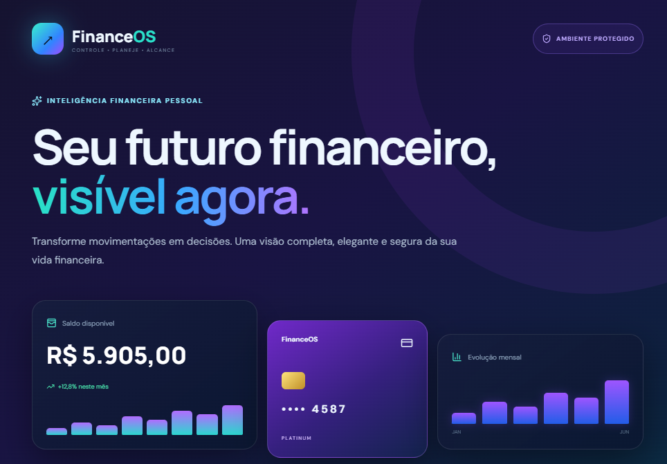 Dashboard do FinanceOS