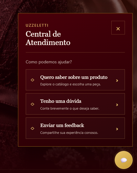 Central de atendimento do UZZELETI